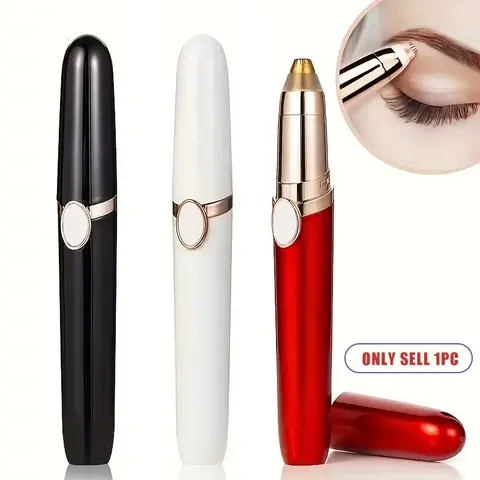 Portable Electric Brow Trimmer, USB Rechargeable Lip & Face Hair Remover, Mini Shaver for Women, Home Use Facial Hair Removal Tool, Eyebrow Shaper