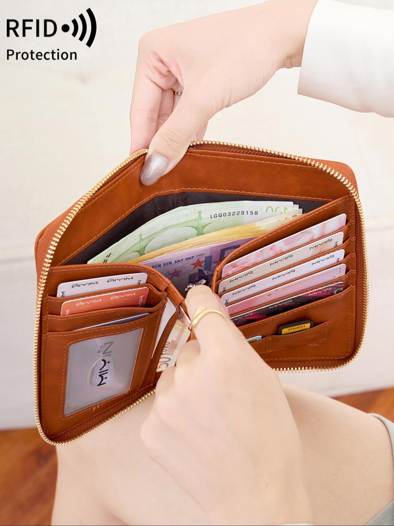 Passport Case with Card Slot, PU Leather PassportHolder with Wristband, RFlD Blocking Passport Wallet, Travel Document Holder for Women & Men, Passport Cover, Christmas Gift, Valentine's Day Gift, Ideal Gift