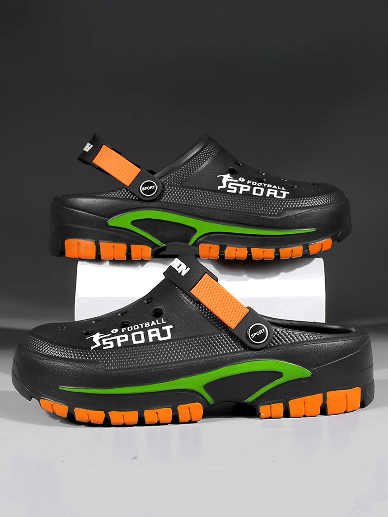 Comfortable Mens Sports Sandals Breathable Non Slip Outdoor Casual Walking Beach Summer Clogs Garden Shoes for Daily Wear Hiking Camping Fishing Travel Footwear