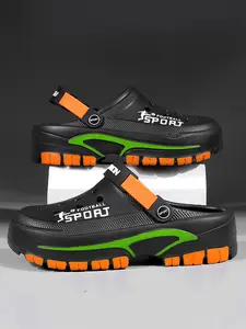 Comfortable Mens Sports Sandals Breathable Non Slip Outdoor Casual Walking Beach Summer Clogs Garden Shoes for Daily Wear Hiking Camping Fishing Travel Footwear