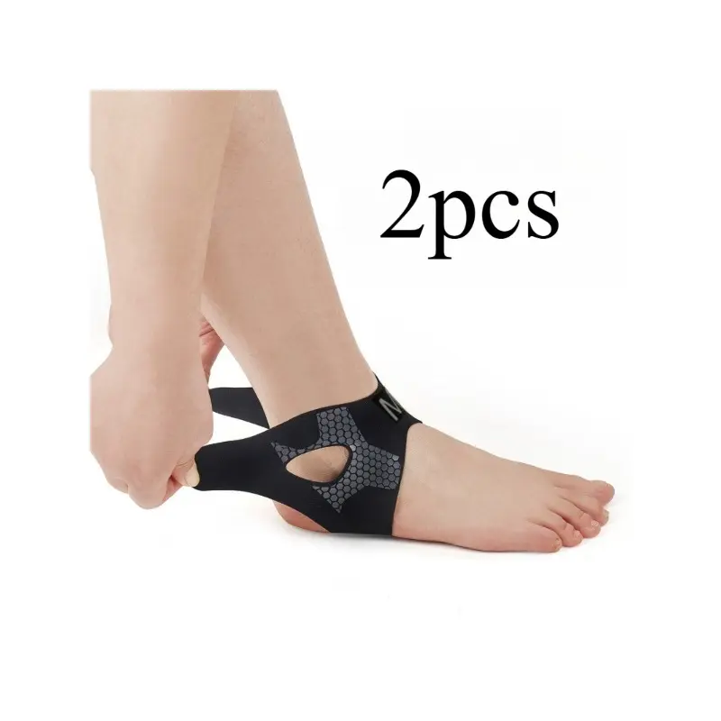 2 Pack Compression Ankle Support Brace, Ankle Sleeve, High Elasticity Sports Ankle Guard for Basketball Running, Anti Sprain Injury Protection for Men Women