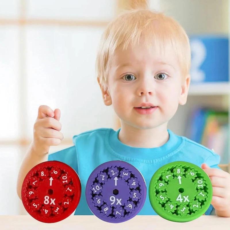 Cross-border Math Fingertip Gyro MATH FIDGET SPINNERS Addition, Subtraction, Multiplication and Division Arithmetic Children's Enlightenment Toy