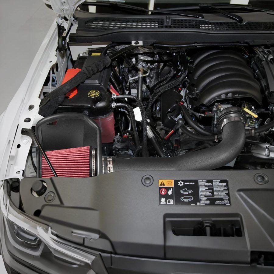 VEVOR Cold Air Intake, 3.5 Inch Cold Air Intake System+ Heat Shield Compatible with 2014-2018 Chevy Silverado/GMC Sierra, 2015-2020 Cadillac Escalade 6.2L, High Flow Filter Kit Improved Horsepower