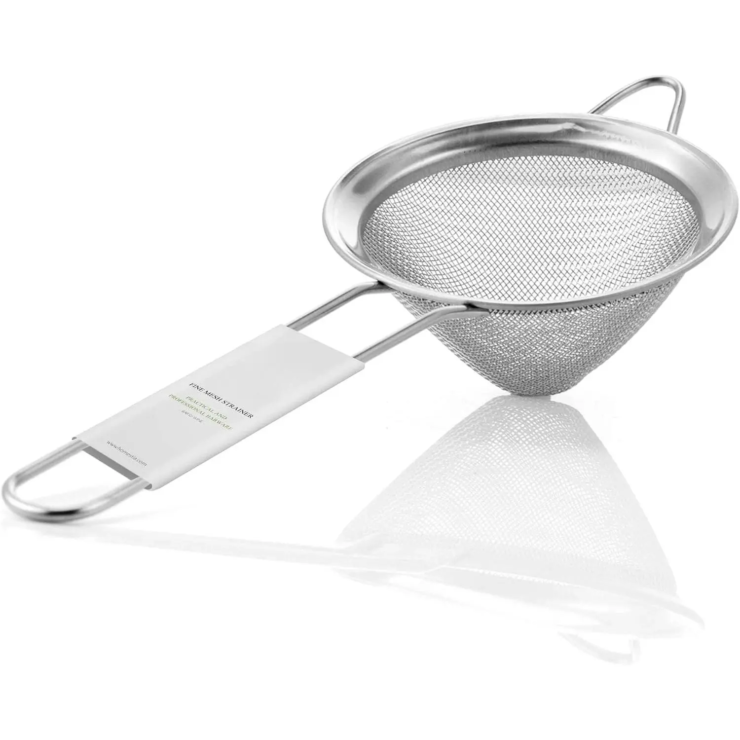 304 Stainless Steel Classic Fine Mesh Strainer - Kitchen Tea-Making Sieve Sifter for Tea Preparation