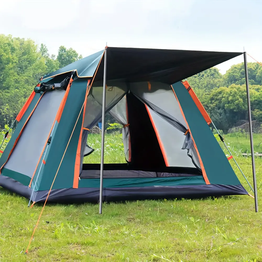4-6 Person Family Automatic Instant Setup Camping Tent - All-Season Tent, Waterproof & Windproof Tent for Camping, Hiking, Fishing, Hunting, Travel, Outdoor Shelter, Campers Accessories, Best for Christmas, Perfect for Thanksgiving