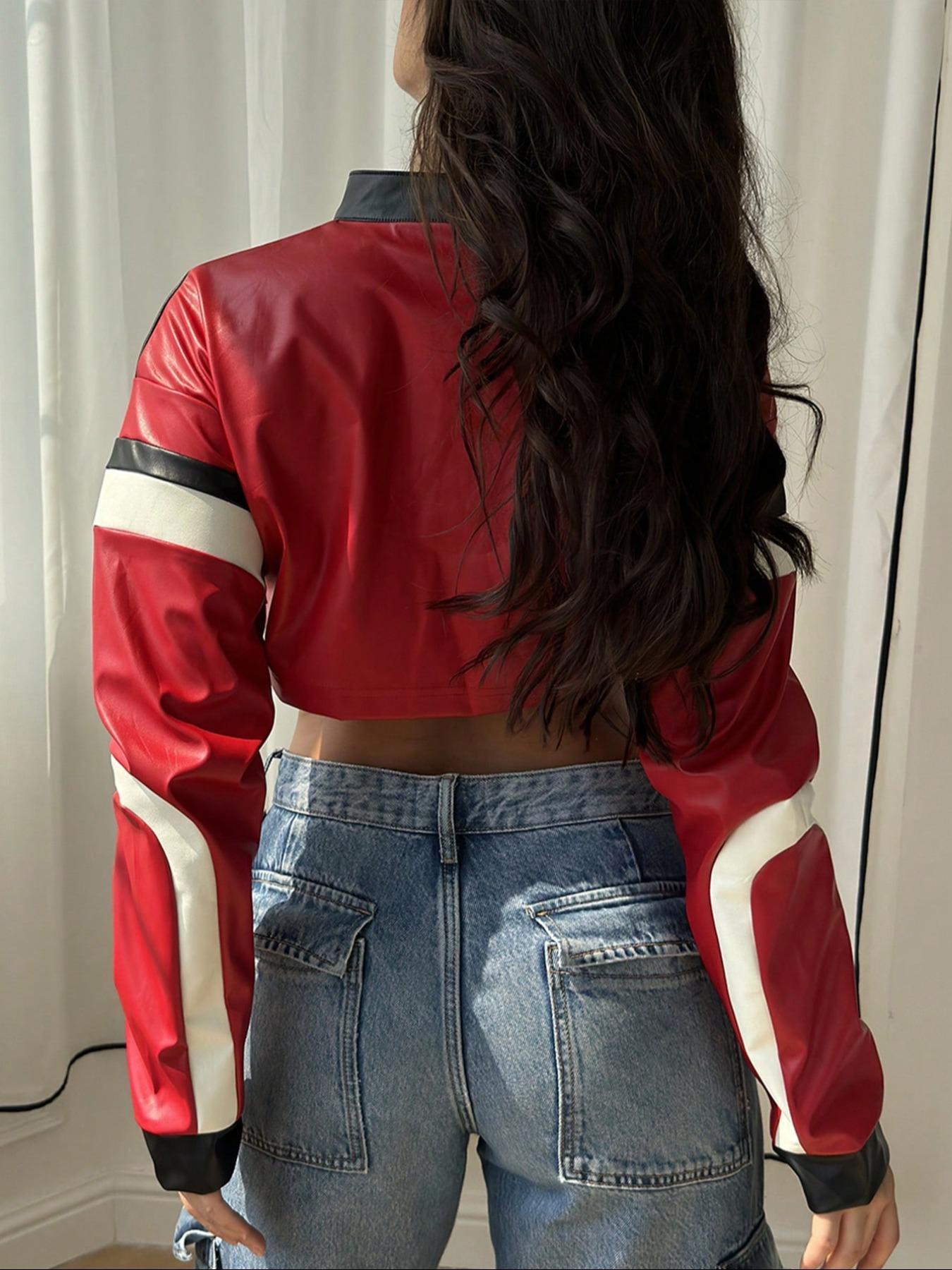 Women's Figure Print  Drop Shoulder Jacket, Fashion Fit Jacket, Casual Long Sleeve Outerwear for Fall & Winter, Ladies Clothes for Daily Wear