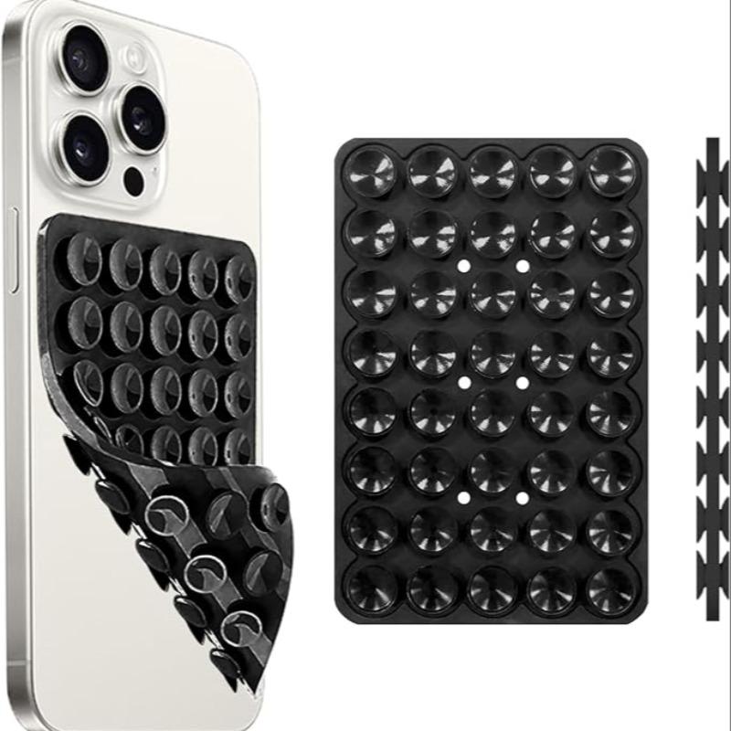 Silicone Suction Cup Phone Holder, Portable Phone Holder, Phone Accessories for iPhone & Android, Universal Phone Case Holder, Mount