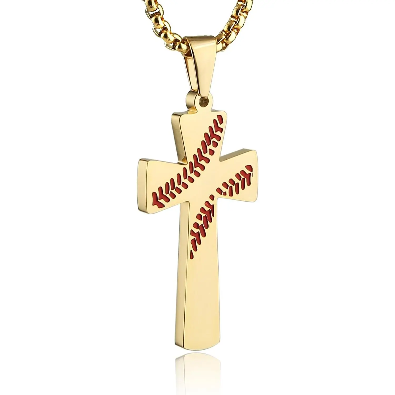 Baseball  Pendant, I CAN DO  THINGS STRENGTH  Verse Stainless Steel Necklace