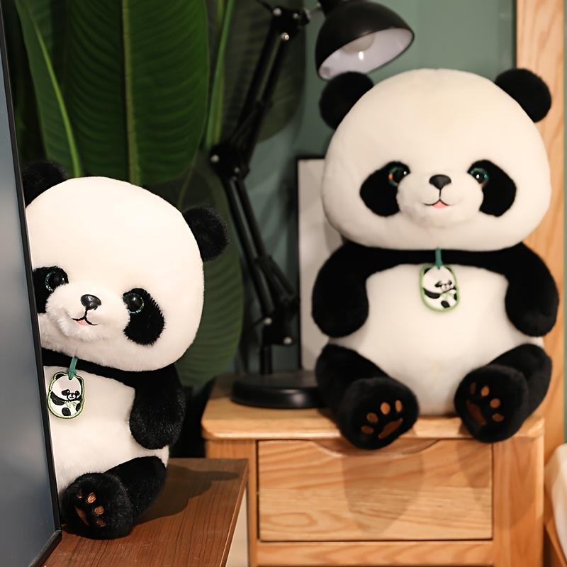 24Cm/9.44In Adorable Panda Stuffed Toy • Soft Polyester Plush Animal • Ideal for Halloween, Easter, Christmas, And Birthday Presents