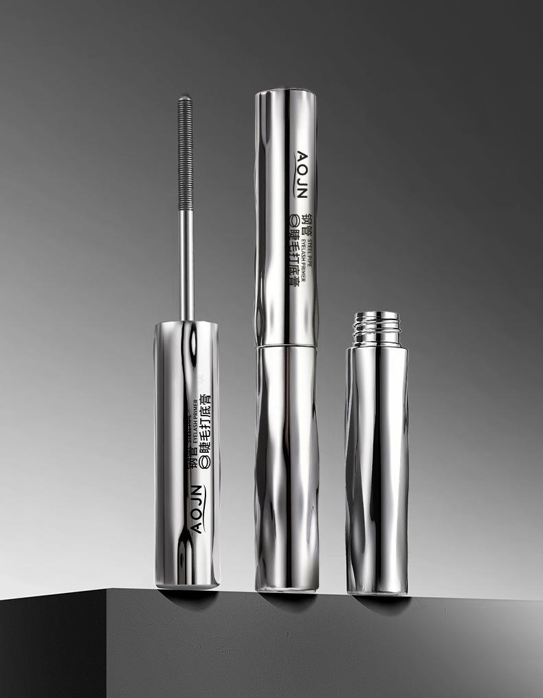 Tubing Mascara Primer – Lengthening & Curling, No Smudge, Natural Waterproof, Washes Off with Warm Water | Spiral Brush + Steel Tube