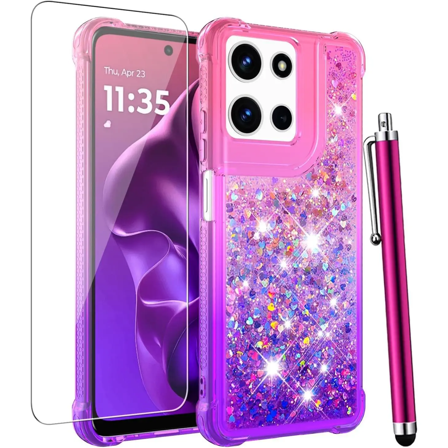 for  G Stylus 5G 2025/2026 Case, Glitter