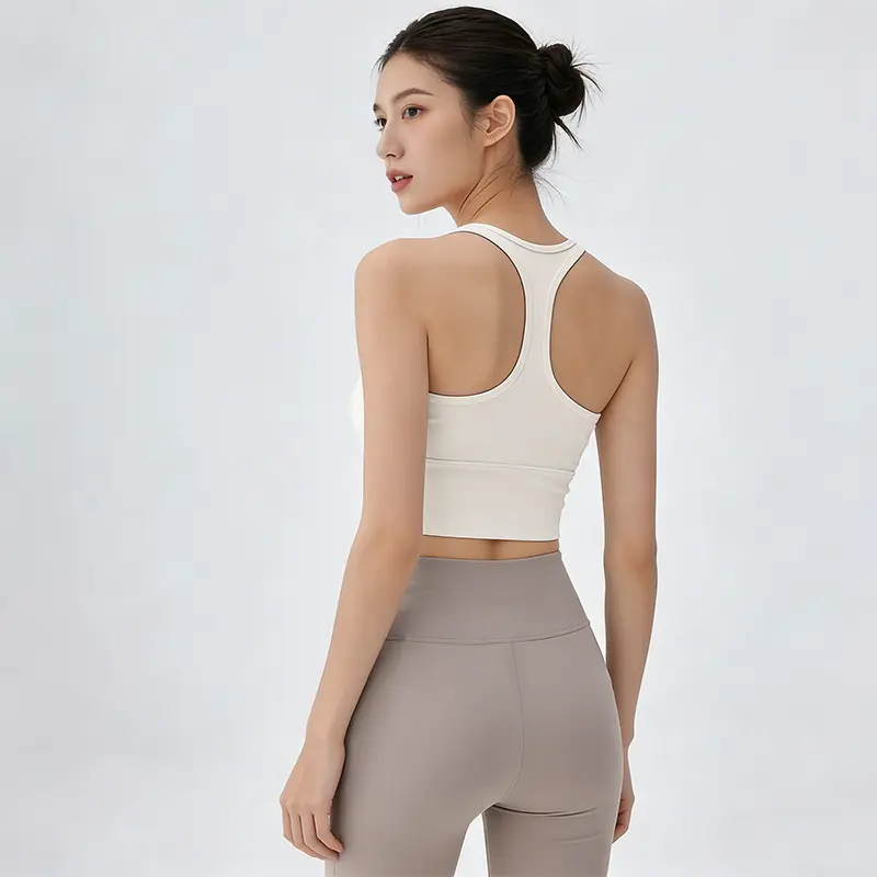 Premium High Impact Shockproof Sports Bra, Push Up Gathering Design with Removable Pads, Push Up Gathering Design, High Impact Supportive Workout Vest for Women Running Fitness, Breathable Quick Dry Workout Vest Top for Running Fitness
