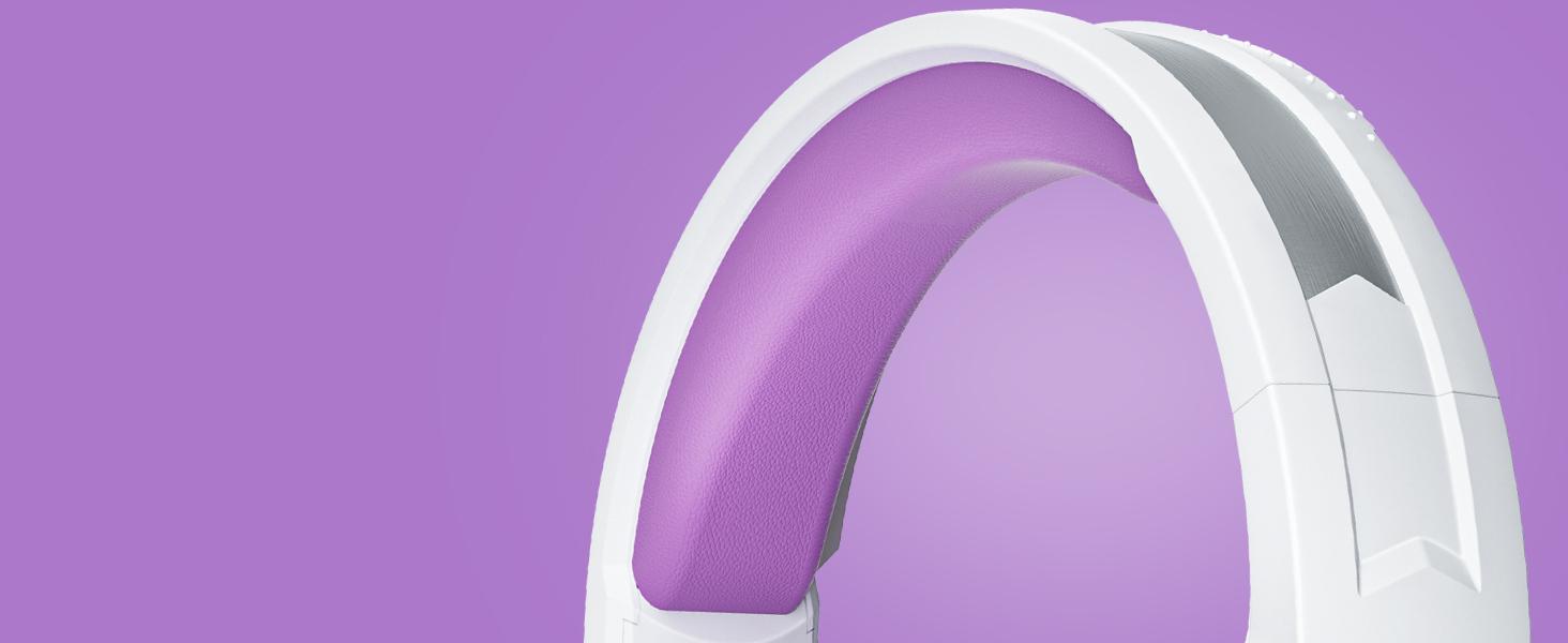 Purple Gaming Headset for PC, PS4, PS5, Xbox One, Xbox Series S/X, Switch, Noise Canceling Microphone, Stereo Surround Sound, 3.5mm Wired Gaming Headphones