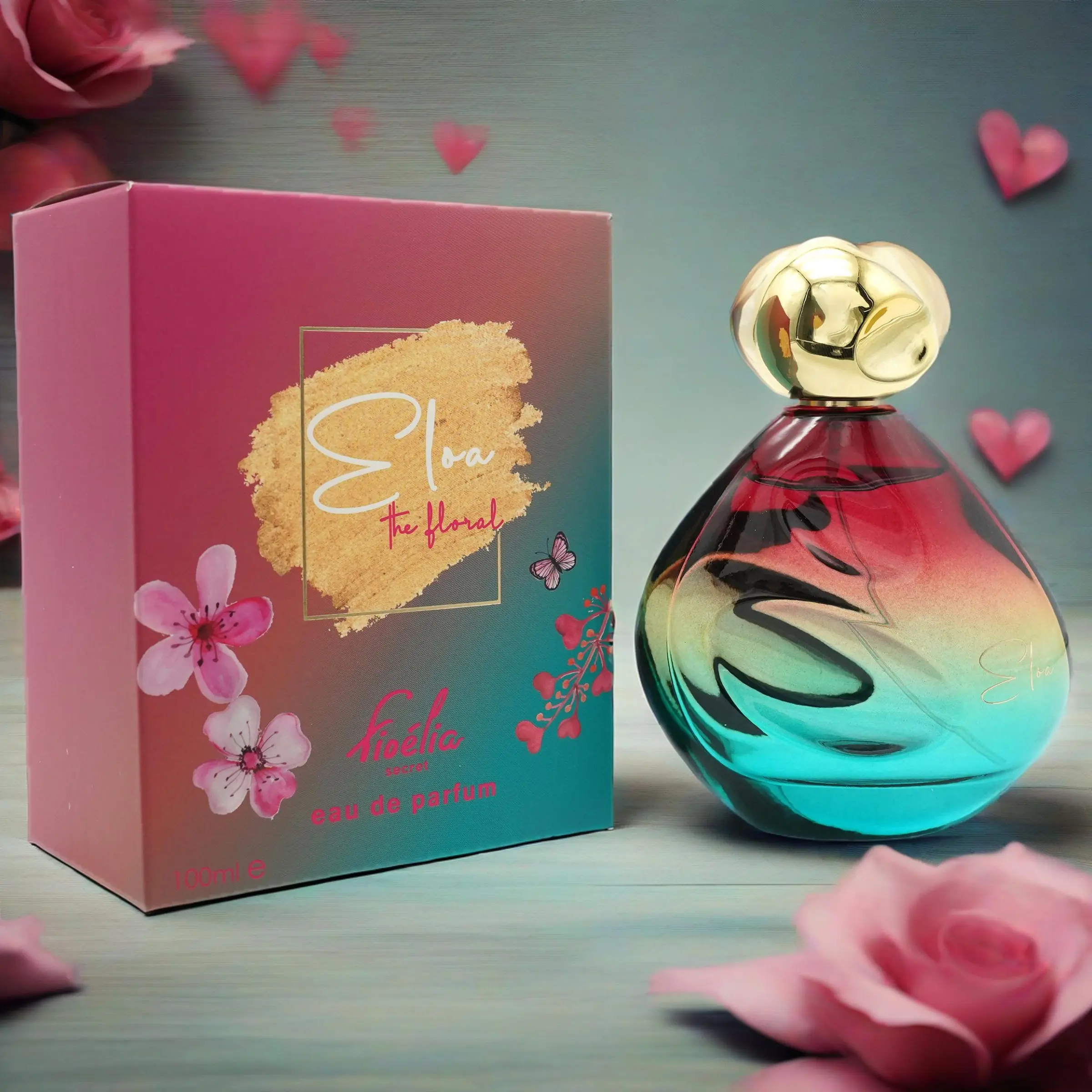 EDP Perfume for Women, Long Lasting Floral Woody Fragrance, Candy Floss Vanilla Sandalwood Notes, Elegant Design, Perfect Gift