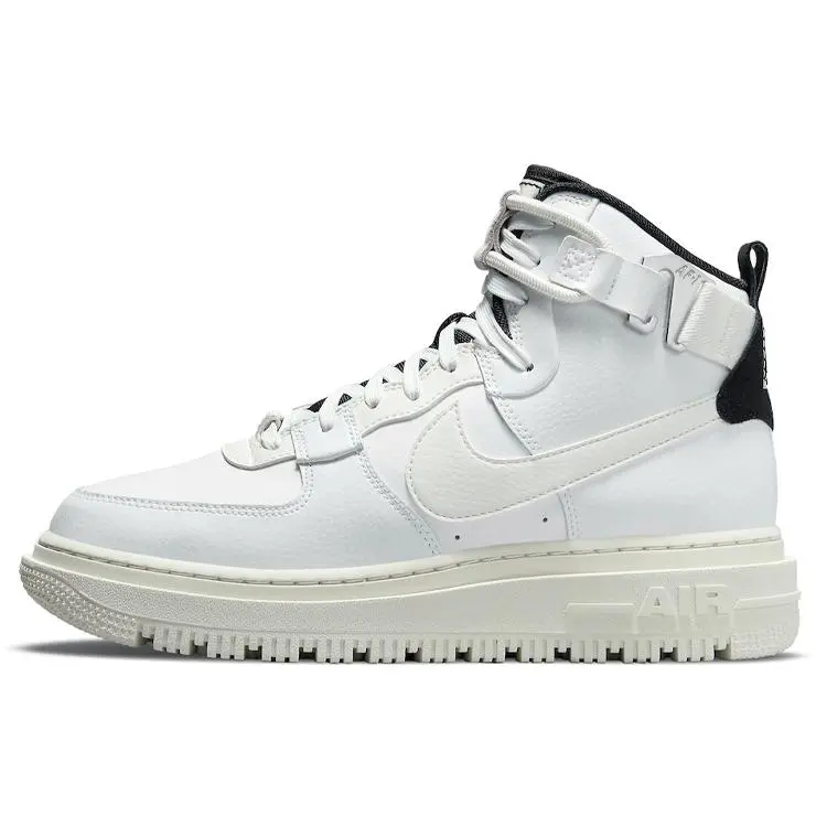 Nike Air Force 1 Utility 2.0 High-Top Sneakers for Women – Premium Leather, White and Black Verifiable, with credentials and supporting global authentication