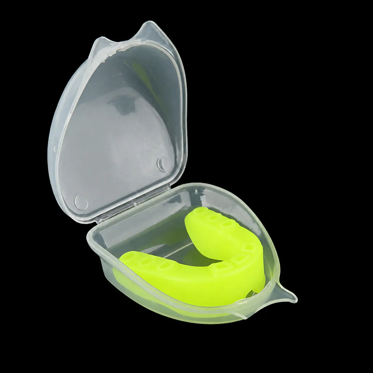 Professional-grade silicone mouthguard for boxing and martial arts training—durable, custom-fit, odor-resistant, and designed for adult fighters seeking reliable dental protection during sparring, heavy bag work, and competitive practice sessions.