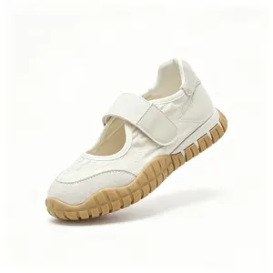 Women 2026 New Summer Mary Jane Sneakers, Velcro Strap Ballet Trainer Shoes, Retro German Style Soft Casual Running Flats for Daily Wear