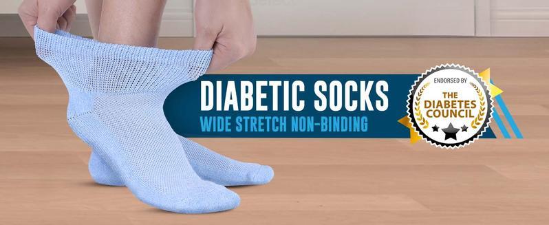 SUNDAY MIRTH Ankle Diabetic Socks for Women and Men - 4 Pairs|   Diabetic Ankle Socks for Women|   Neuropathy Socks