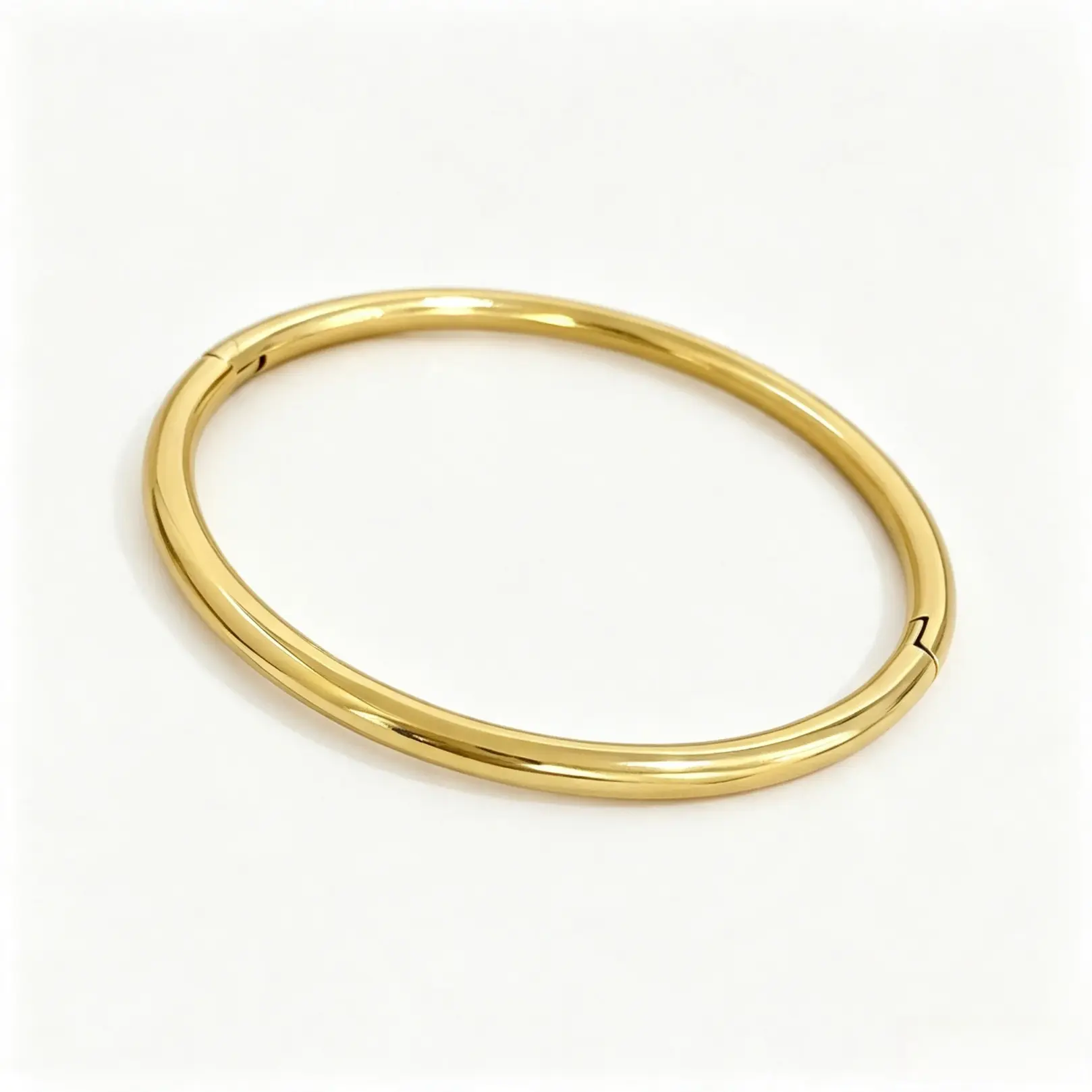 Minimalist Stainless Steel Open Bangle for Women, Anti-Tarnish Non-Fading Smooth Metal Cuff Bracelet, Elegant Timeless Jewelry for Daily Outfits & Party Occasions, Premium Gift for Her