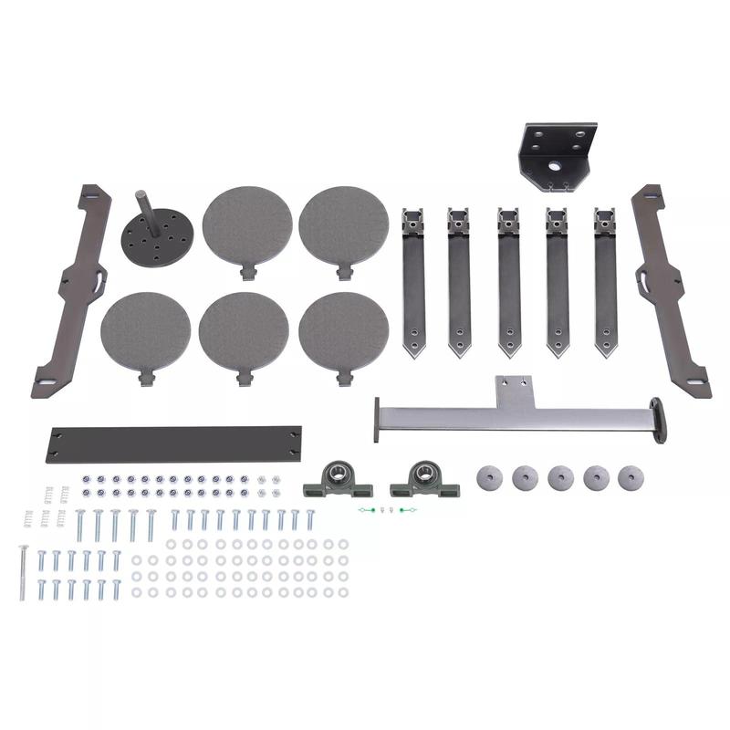 Metal 8" inch Portable Reactive Steel Shooting Target, No Welding