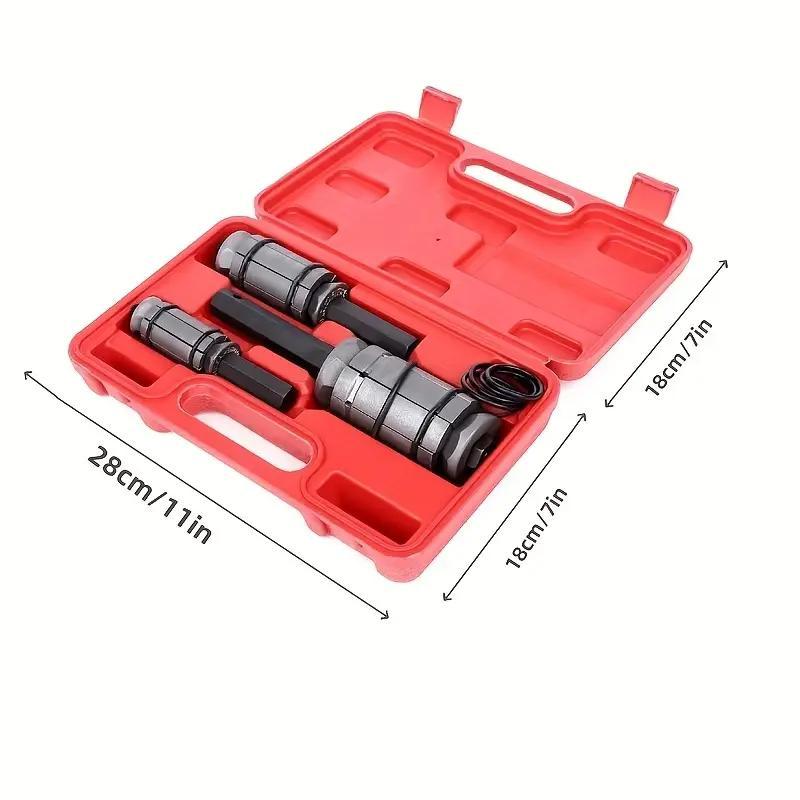 Exhaust Pipe Expander Tool Kit, 1/18'' to 3-1/2'' Tailpipe Expander Muffler Expander Tool Kit, Suitable for Most Vehicles and Trucks
