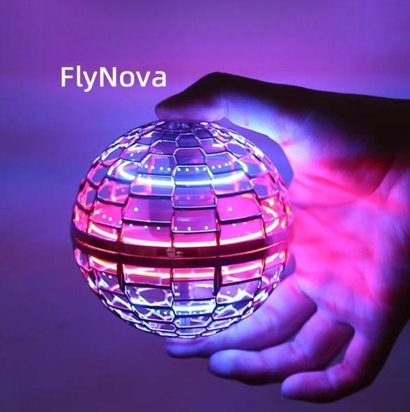 Levitating Flying Ball with Lights - New Year Giftr for Holiday Parties & Celebrations with Vibrant Lights and Unique Design