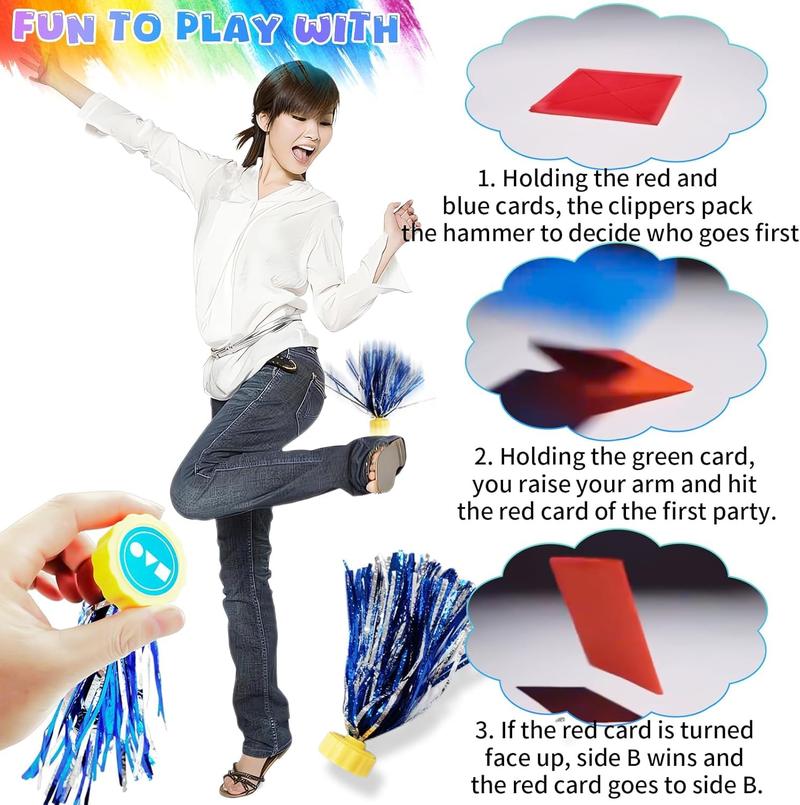 Korean Traditional Play Game, Korean Folk Game Set - Gong-gi, Biseokchigi, Jebi chagi, Paeng-y, DDAKJI Game Set, Family Travel Game for Relaxation, Coordination, and Social Entertainment Ideal for Game Lovers