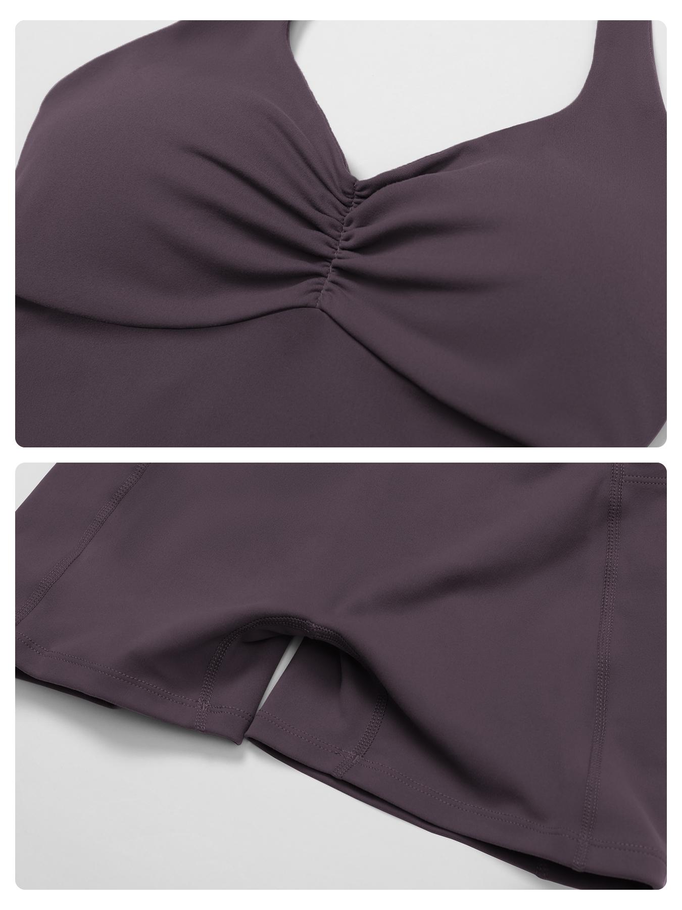 Women's Sporty Jumpsuit, Comfortable Yoga One-Piece, Running Fitness Sleeveless Top, Built-In Chest Pad, Soft Skin-Friendly Fabric, Workout Jumpsuit