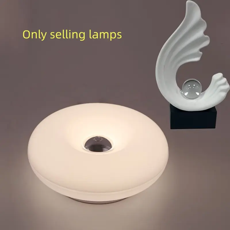 Warm Donut Ambient Light, Touch Switch Design, Easy Night Use, Perfect for Creating Cozy Atmosphere, Ideal for Home Decor