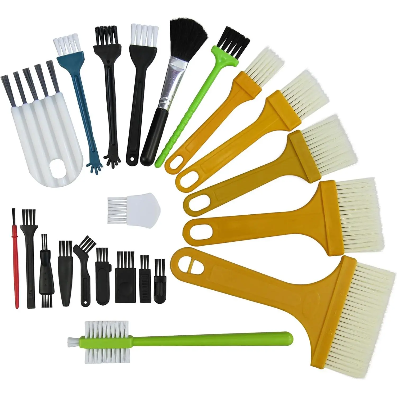 Small Cleaning Brush,Electronics Brush for Cleaning  Keyboards,Laptop,Sewing Machine,Cleaning Brush Kit (Set of 22)