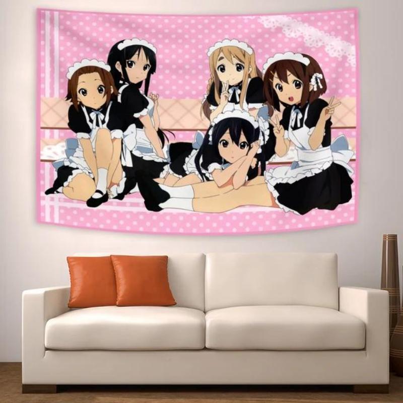 Tapestry  90x150cm Japanese Anime Tapestry Kawaii Decorate Wall Tapestry Cute Gift Flags Banners Ornaments Decoration