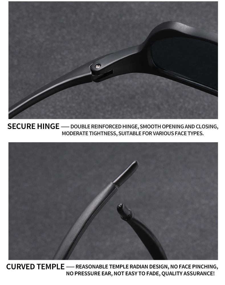 Colorful Sunglasses European and American Fashion Sunglasses UV Protection Glasses for Women Y2 Metal Sunglasses for Men Outdoor Sports