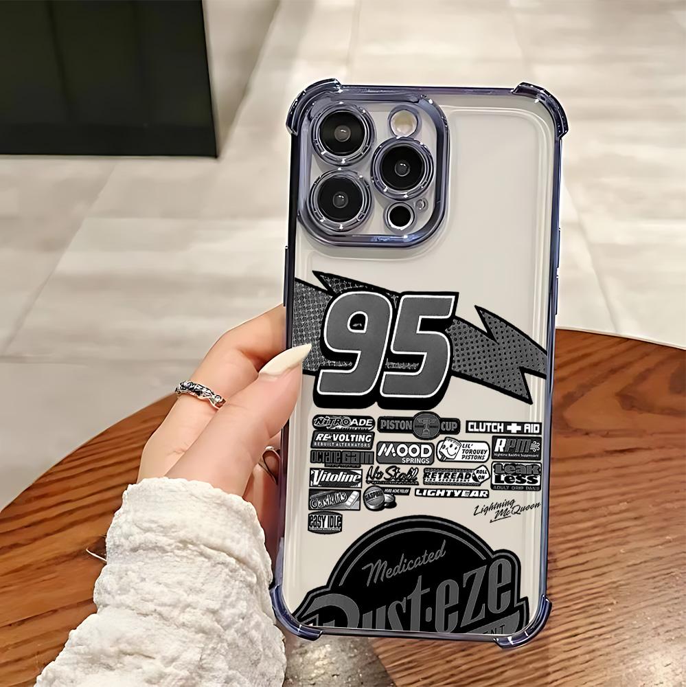 2026 New McQueens Plating Phone Case For iPhone 17 16e 16 15 14 13 12 11 Pro Max X XR XSMax 7 8 Mini Air Plus Anti-Fall Airabag