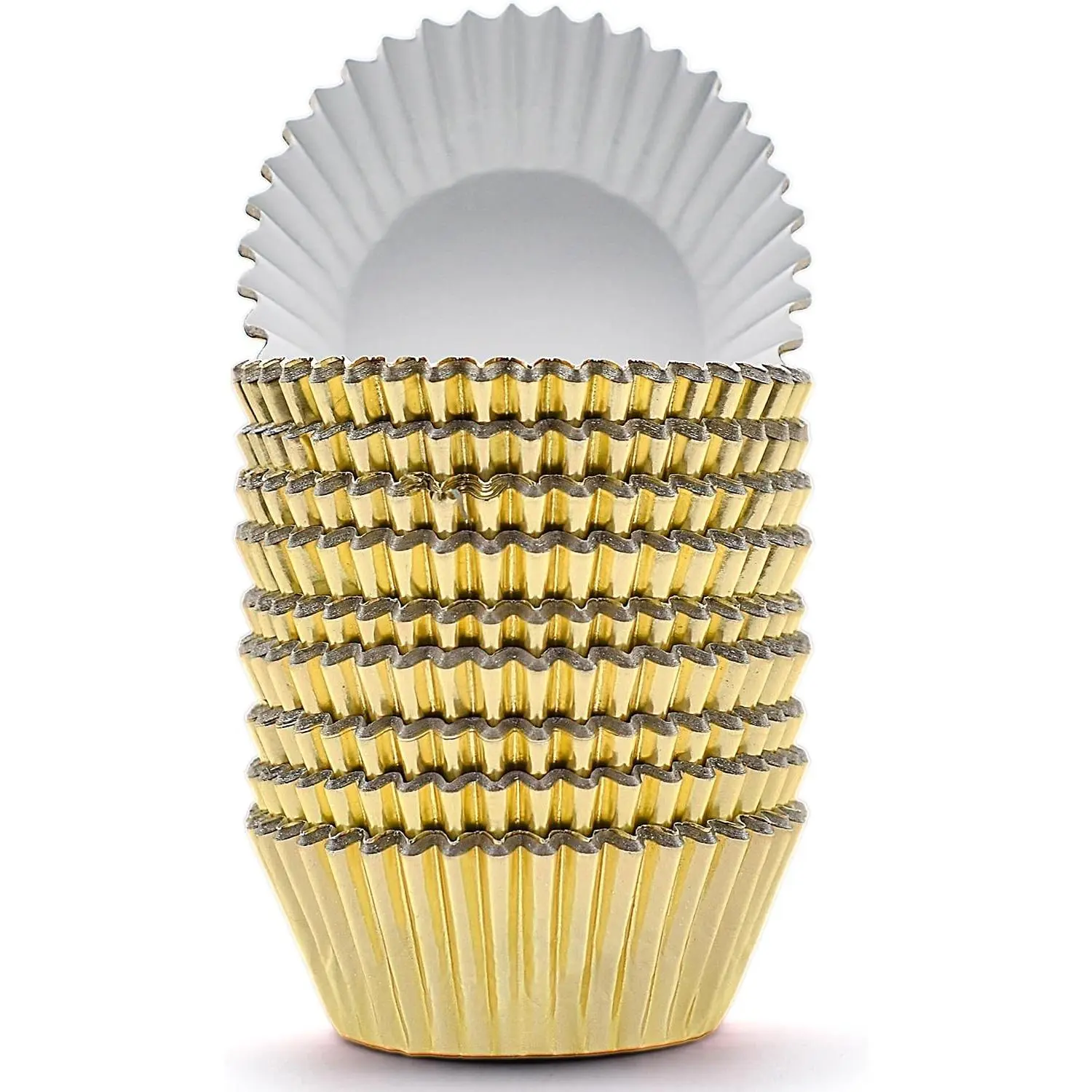 200 count  Foil Cupcake Liners Standard Baking Cups Muffin Paper Cases