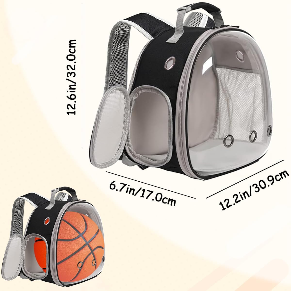 Guinea Pig Backpack, Space Capsule Bubble Window Small Animal Backpack for Guinea Pig, Bird Bunny Rabbit ASTRONAUT REPTILE TRAVEL BACKPACK Guinea Pig Backpack, Space Capsule Bubble Window Small Animal Backpack for Guinea Pig, Bird Bunny Rabbit ASTRONAUT REPTILE TRAVEL BACKPACK