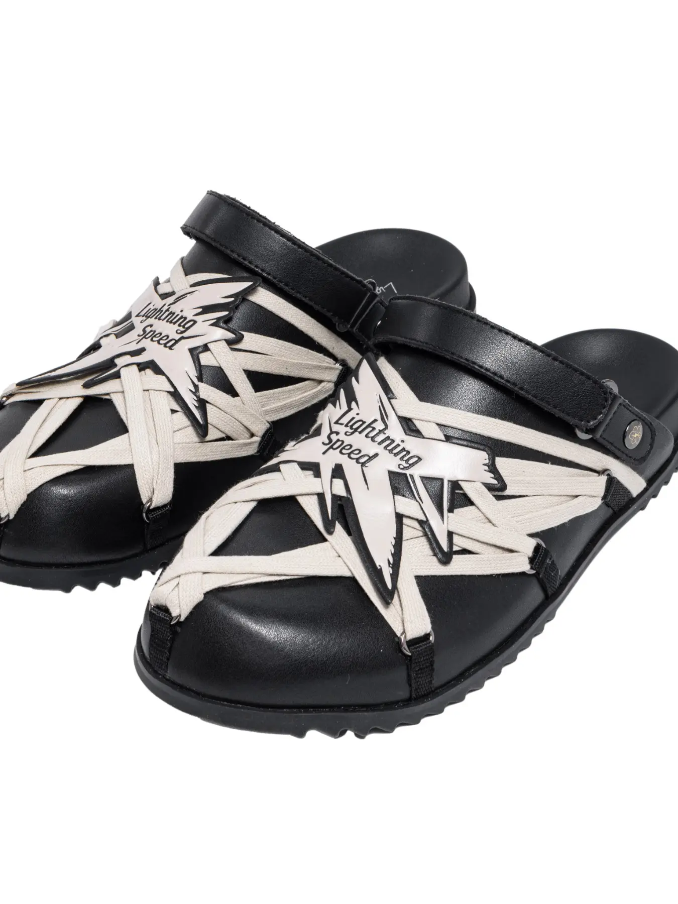 Lightningspeed Lightning Beken Shoes Old Money Style Mules Half Slippers, Fashionable Canvas Sneakers with Rubber Sole, Medium Width