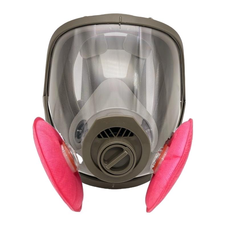 Reusable Full Face Mask with Filter & Accessories, 19 in 1 Full Face Mask, Safety Mask for Painting, Woodworking, Construction, Grinding, Chemical