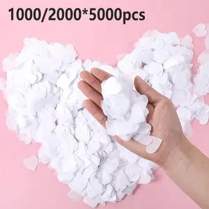 Heart Shaped Confetti, 1000/2000/5000pcs, Wedding Decoration, Engagement Party, Valentine's Day, DIY Celebration, Room Decor, Balloon Filler