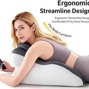 Ergonomic Wedge Support Pillow, Multi-Purpose Cushion for Reading, Leg Relaxation, Back Rest, Portable Comfort Pillow, Ideal Gift for Home and Travel