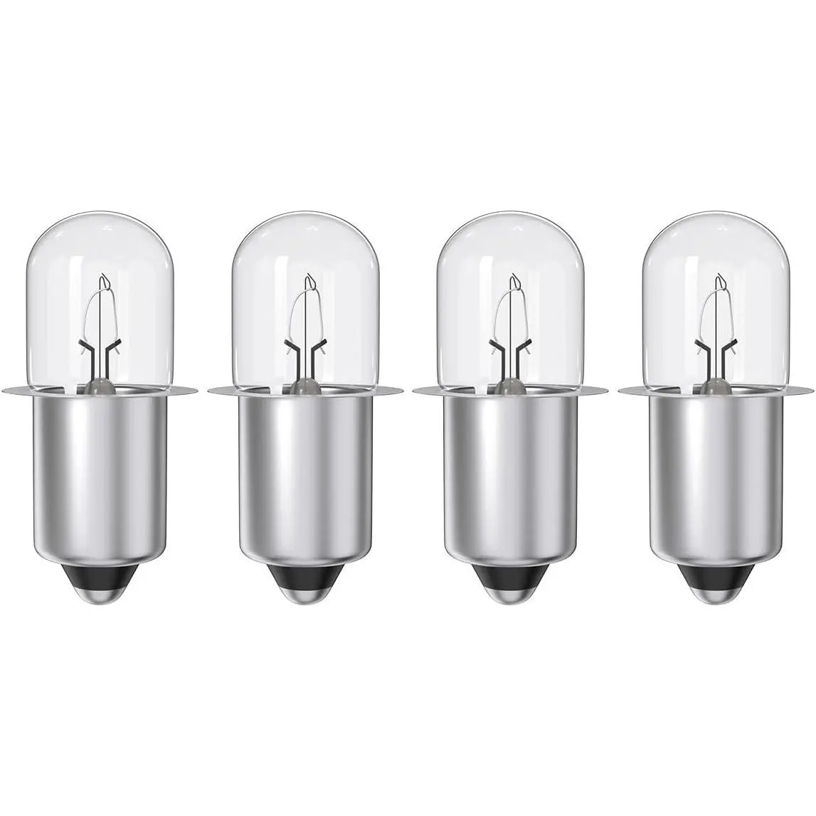 18V 0.6A Xenon Flashlight Bulb - 4 Pack