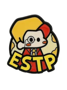 16 Personality Mbti Metal Badge, Career Personality Test Pin, Backpack Accessory, Birthday Gift, Fashionable and Unique Design