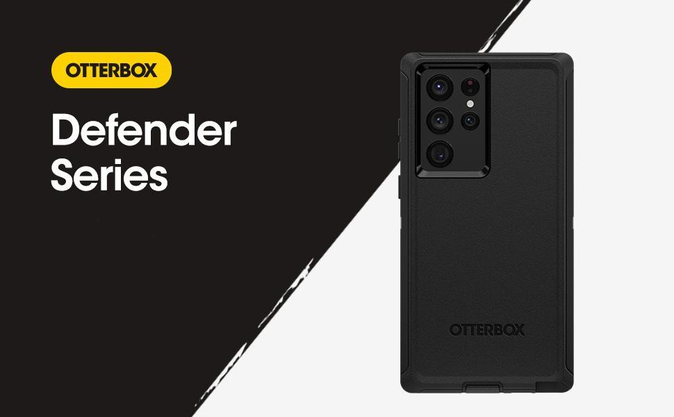 OtterBox Defender Series Screenless Edition Case for iPhone 14 Plus (Only) - Case Only - Microbial Defense Protection - Non-Retail Packaging - (Black)