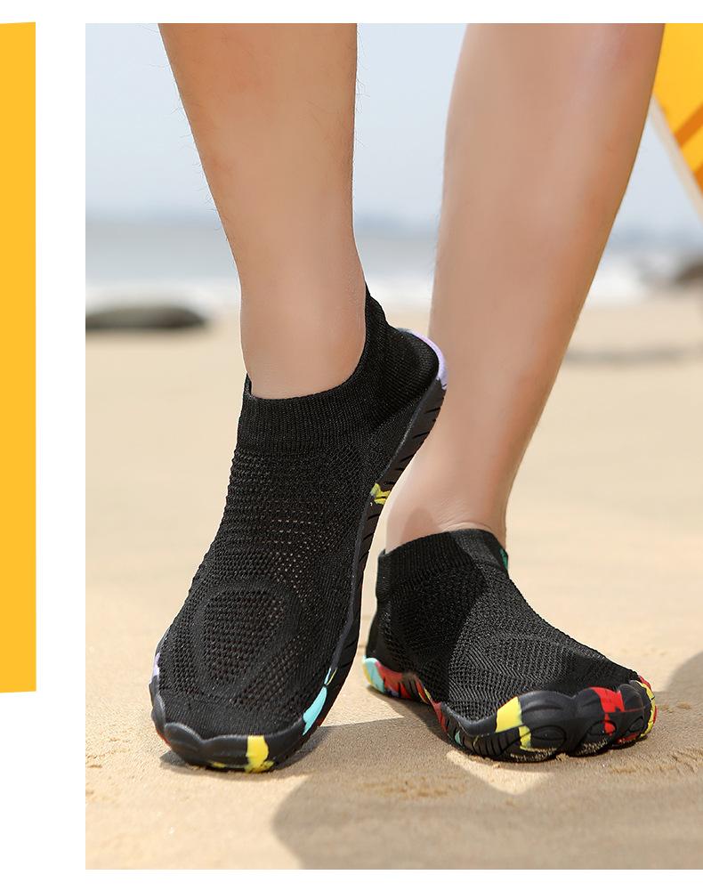 Men's and women's quick-dry wading shoes, outdoor non-slip water shoes, indoor fitness amphibious thick-soled anti-puncture shoes