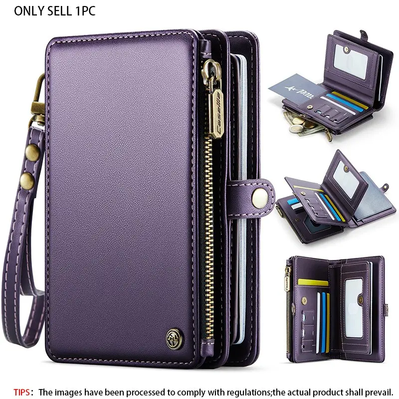 Multi-Functional Passport Protector, Convenient Document Holder, Multi-Card Travel Organizer, Travel Passport Box, Passport Clip, Travel Box Wallet with Wristband and Zipper