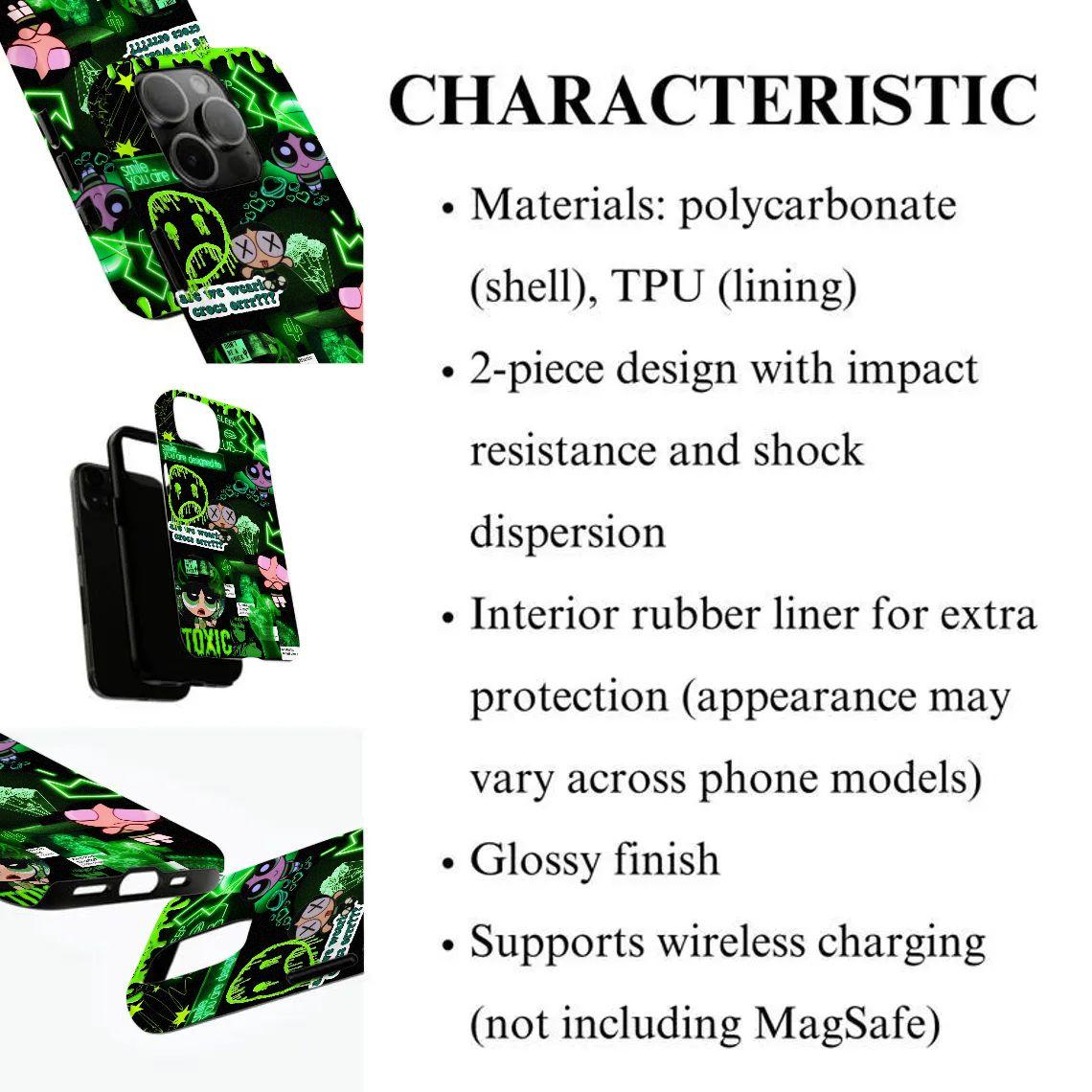 Cool & Cute "Powerpuff Girls" Puzzle-Patterned Film-Style Phone Case — Compatible with iPhone 17/16/15/14/13/12 — Drop-Resistant Hard Case with HD Printing & Durable Protection