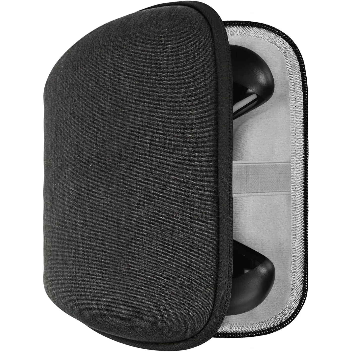 Shield Case Compatible with Steam Controller,  Wolverine V3 Pro, Hard Shell Travel Carrying Storage Bag with Internal Mesh Pocket for   (Dark Gray)