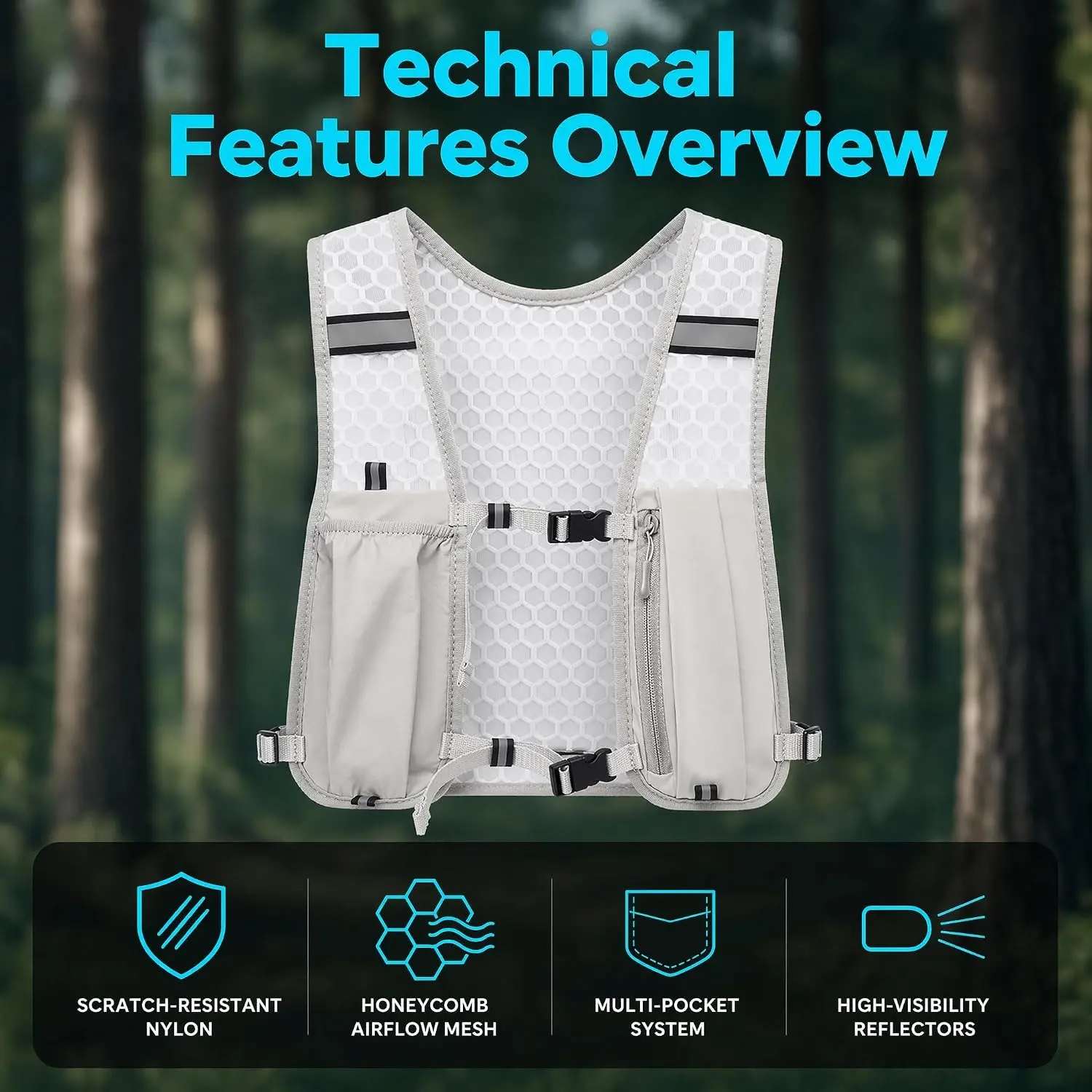 Running Vest Women Camel Hydration Backpack for Runners, Lightweight 150g for Trailrunning Hiking Marathon, Sports Bags Accessories for Men and Women