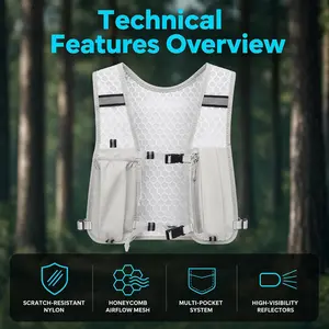 Running Vest Women Camel Hydration Backpack, Lightweight 150g for Trailrunning Hiking Marathon, Sports Bags for Men and Women