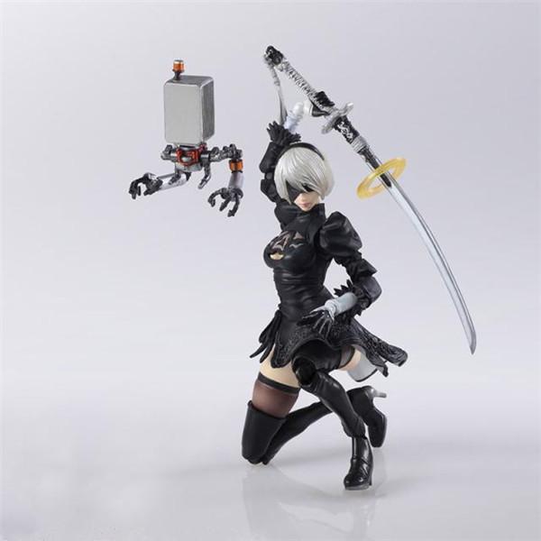 PA 2B No.2 Type B Yorha Figuras Nier Automata 2b Action Figure Toys Manga Shfiguarts Anime Peripheral Movable Collection Model