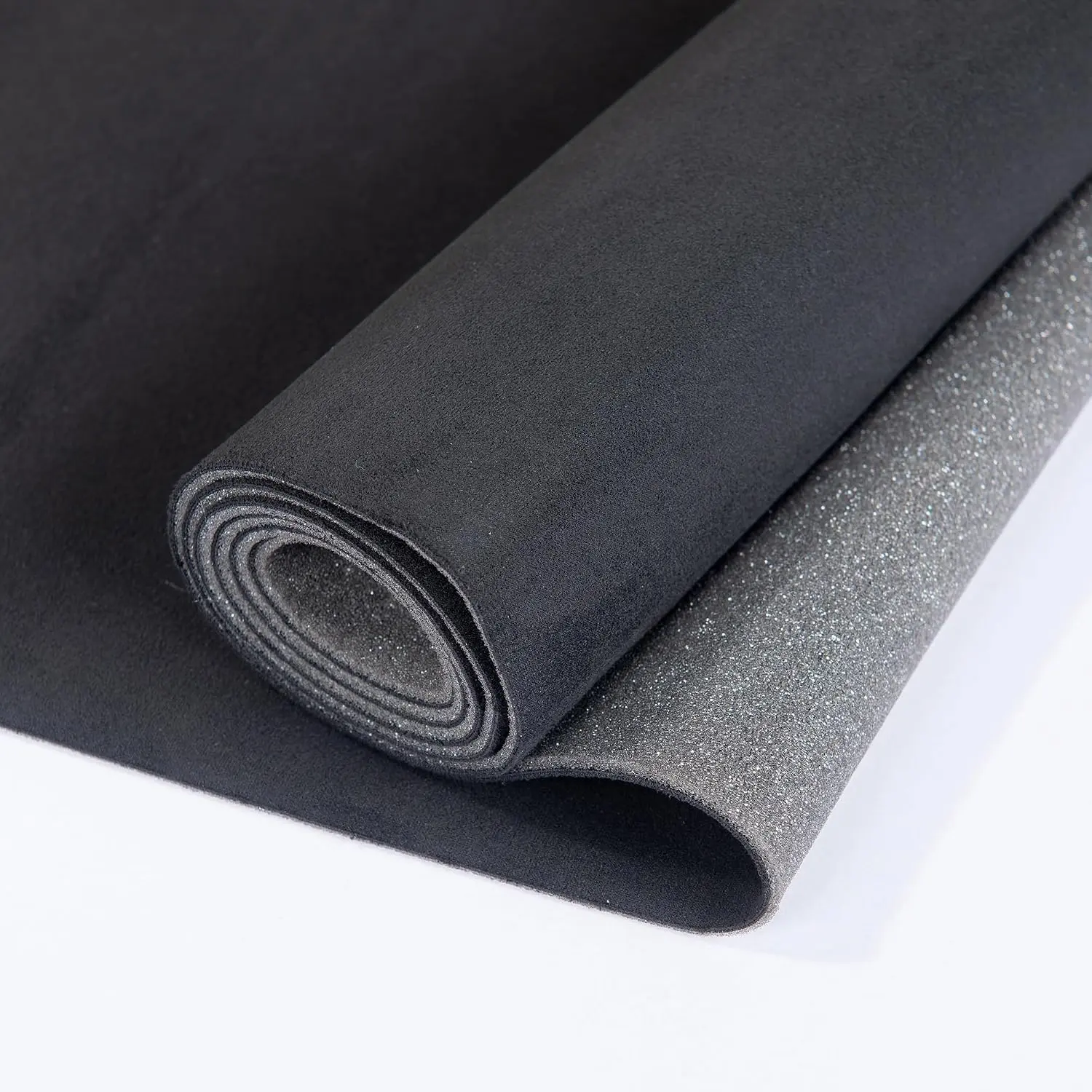 Headliner Fabric Suede  Upholstery Fabric  with  Backing Interior  DIY Repair Material(Black, 80 * 60')